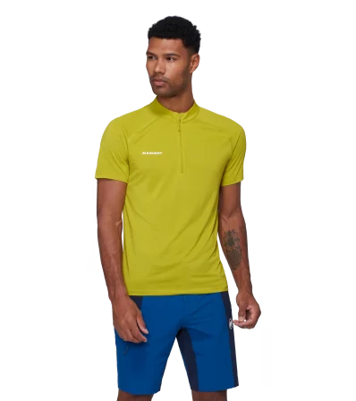 Тениска Mammut Ducan FL Half Zip T-Shirt Men