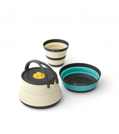 Сгъваем комплект прибори Sea To Summit Frontier Ultralight Collapsible Kettle Cook Set - 3 piece