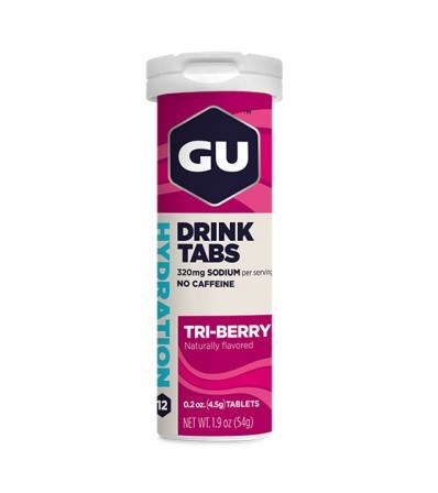 GU Хидратираща напитка Hydration Drink Tabs Три вида Боровинки 55G