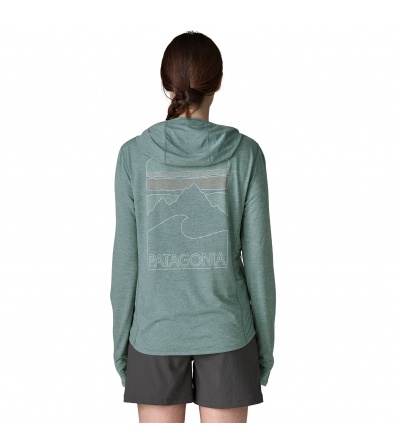 Блуза Patagonia Capilene Cool Sun Hoody - Peak Visions 40+ UPF W's