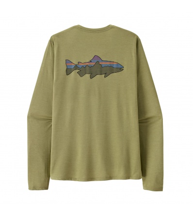 Блуза Patagonia Long-Sleeved Capilene Cool Sun Shirt - Fitz Roy Trout 40+ UPF M's