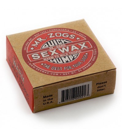Вакса SexWax Quick Humps Surf Wax Eco Box Hard