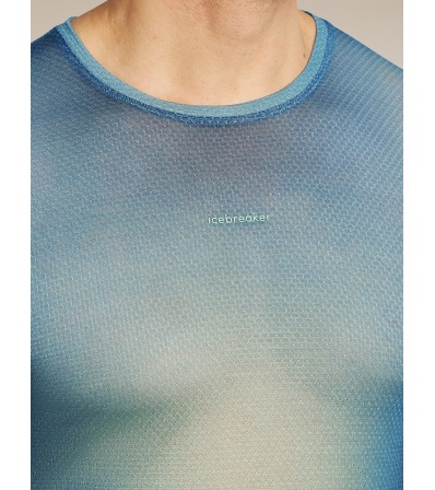 Тениска Icebreaker Merino Blend 75 Cool-Lite Featherlight SS Crewe AOP M's