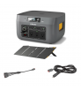Комплект Зарядно устройство Biolite BaseCharge 1500 + 2 x Соларен панел BioLite Solarpanel 100 + Кабел BioLite 12V Car Charging Cable 10 FT + Кабел BioLite 4 X 1 Solar Chaining Cable