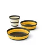 Сгъваем комплект прибори за хранене Sea To Summit Frontier Ultralight Collapsible Dinnerware Set - 3 Piece