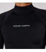 Горнище за сърф O&E Script Rash Long Sleeve Rash Shirt Mens
